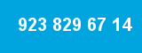 923 829 67 14 923 829 67 14